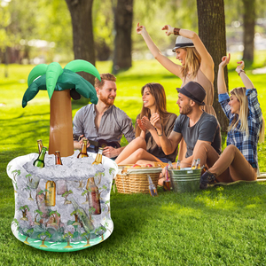 Tùy chỉnh PVC Inflatable bia ngoài trời <span class=keywords><strong>Ice</strong></span> <span class=keywords><strong>Cooler</strong></span> hộp dừa cây hình dạng uống mát cho Đảng Inflatable Xô đá - Product Image 3