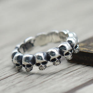 Anillos de Esqueleto H241, Anillo de Moda Unisex de Estilo Punk, Joyería de Regalo - Product Image 1