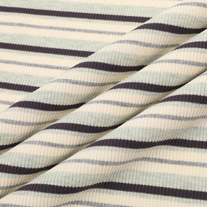 Tela de Punto Elástica 2x2, Suave y Duradera, con Diseño de Moda Personalizado, Teñida con Hilo TR, para Vestidos y Suéteres - Product Image 6