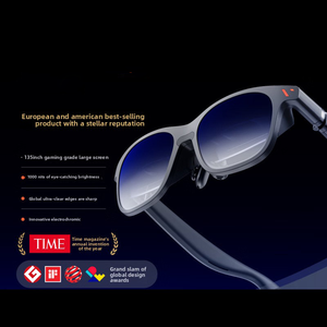 <span class=keywords><strong>Lunettes</strong></span> XR/AR 1000 nits de luminosité éblouissante 120 Hz Taux de rafraîchissement élevé Sans batterie Légères 77 g Prises en charge - Product Image 1