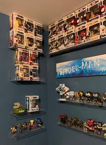 Acrylic nổi tường gờ Kệ nổi trẻ em kệ sách rõ ràng Kệ phòng tắm cho phòng khách phòng ngủ nhà bếp - Product Image 5