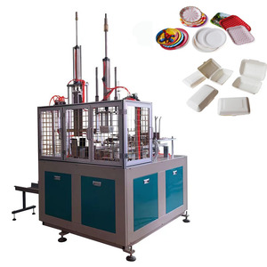 Low Cost Fast Food Box Making Machine Paper Plate Machine Lunch Box Molding Machinery