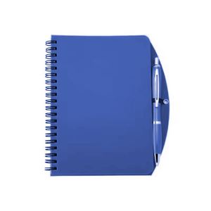Combo de bolígrafo OEM PROMO con Cuaderno curvo con encuadernación en espiral doble - Product Image 2