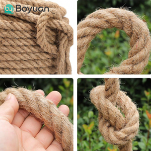 Cuerda de Yute Trenzada Boyuan, Cuerda de Cáñamo Natural Gruesa para Manualidades, Barandillas Náuticas, Decoración de Hamacas - Product Image 5