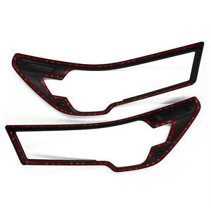 YCSUNZ 4x4 cubierta de luz de cabeza para Toyota <span class=keywords><strong>Hilux</strong></span> 2020 <span class=keywords><strong>2021</strong></span> negro Abs cubierta de lámpara delantera de plástico accesorios exteriores - Product Image 3