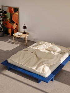 Nouveau <span class=keywords><strong>Cadre</strong></span> <span class=keywords><strong>de</strong></span> <span class=keywords><strong>Lit</strong></span> Pliable Minimaliste en Bois Massif Écologique, Design Plancher Bas, Modèle 2026, Idéal pour Petites Chambres en Location - Product Image 4