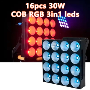 AOPU 16X30W COB RGB 3In1 Matrix LED Light Blinder LED Stage Light para <span class=keywords><strong>Photostudio</strong></span> Restaurant - Product Image 2