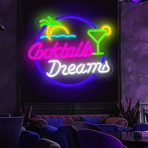 Tienda de diseño gratuito, letrero de logotipo flexible de neón barnizado UV, publicidad exterior, luz de neón LED acrílica, control de aplicación personalizado de pared IP65 - Product Image 3