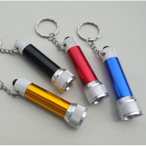 ไฟฉายพวงกุญแจ 5 LED อลูมิเนียมอัลลอยด์ขนาดเล็กพร้อมโลโก้สำหรับการเดินป่าตั้งแคมป์ - Product Image 1