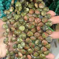 Perles en pierre naturelle d'agate facettées en forme de goutte d'eau avec trou traversant, pour la fabrication artisanale de bracelets, colliers et accessoires de bijoux, vente en gros