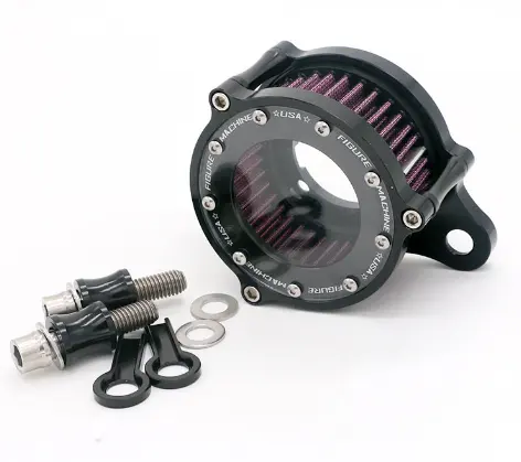 Sistema de limpeza para filtro de ar de motocicleta, kit com filtro para limpeza de ar para moto harley sportster xl 883 xl1200 1992 1993-2016
