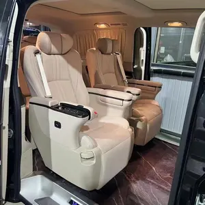 Asiento de coche Vip de lujo eléctrico de fabricante, asientos de coche giratorios modificados suaves y cómodos para Sprinter Alphard MPV RV Van