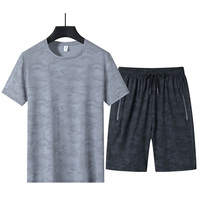 Ensemble de t-shirts pour hommes en matériau de qualité supérieure pour les sports de plein air, Traje Manga Corta, streetwear décontracté, ensemble de 2 t-shirts pour hommes