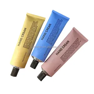 Hand Cream Cosmetic Aluminum Packaging Tube Personalise Emballage Hair Dye Mask Soft Collapsible Tubes Colored Enamel Coating