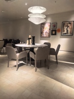 Ensemble de table à manger avec 6 chaises, chaises de salle à manger luxueuses et modernes