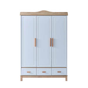 Armario de Madera Moderno de 3 Puertas LUCIA para Habitación de Bebé, Diseño Atemporal, Detalles Funcionales, Calidad Admirable - Product Image 1