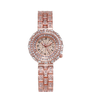 New Hot Selling Women's Watch Trendy and Elegant Rose Gold Diamond-Studded Women's Watch Fashionable and Waterproof Wristwatch - Product Image 2