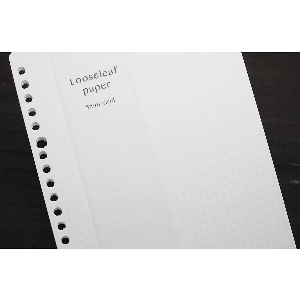 Wholesale loose-leaf bind paper custom a5 spiral kraft notebook