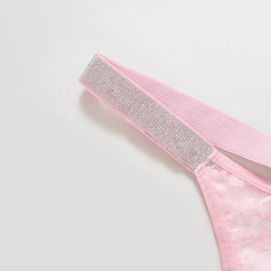 Perizoma da <span class=keywords><strong>donna</strong></span> in pizzo e rete trasparente con filo argentato, cinturino sottile, vita bassa, <span class=keywords><strong>G</strong></span>-<span class=keywords><strong>STRING</strong></span> - Product Image 5