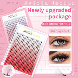 Pestañas de Alta Calidad al por Mayor, Pestañas Profesionales 6D 0.07 C D de Color, Abanicos de Pestañas Preformadas, Extensiones de Pestañas - Product Image 3