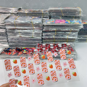 ฟิล์มไวนิลลอกลายยูวี DTF 3D สำหรับห่อขวดสติกเกอร์ติดฉลากแบบลอกลายเย็นยอดนิยมสำหรับถ้วยทัมเบลอร์ขนาด16ออนซ์ - Product Image 4