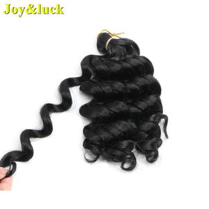 Prix de gros <span class=keywords><strong>coiffure</strong></span> italienne en petit rouleau 100g extensions de cheveux synthétiques au crochet, perruques de haute qualité, tendance à la mode - Product Image 4