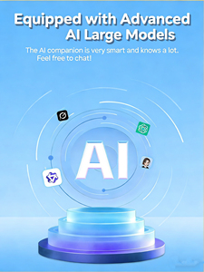 Samtoycn <span class=keywords><strong>Chat</strong></span> GPT Robot AI Multilingue, Bambola di Peluche in Morbido Cotone con Controllo App, Giocattolo Parlante AI con Occhi Dinamici - Product Image 4