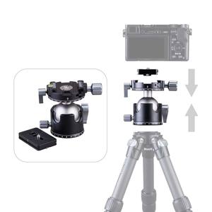 Kinfuto Best Seller - Mini trépied professionnel en aluminium avec rotule, nouveau double tête panoramique, accessoire pour appareil photo à faible centre de gravité - Product Image 5