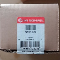 Régulateur de pression pneumatique cylindrique NORGREN, électrovanne R24-801-RNXG