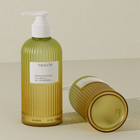 Emballage TAO LIN PETG, bouteilles de 200/300/400/500 ml avec finition brillante dégradée bicolore et étiquette adhésive