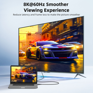 Cao cấp 8K 60Hz HDTV Cáp 4k 120Hz UHD bện HDTV 2.1 cáp dây Nam đến Nam cho máy tính xách tay màn hình rạp hát tạ<span class=keywords><strong>i</strong></span> nhà - Product Image 4
