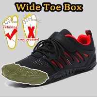 Chaussures aquatiques pour hommes, à bout large et zéro drop, pour la gym, le cross-training, la course et la randonnée, avec semelle connectée au sol