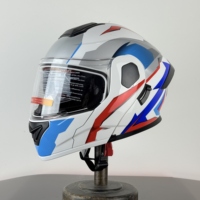 Nouveau casque de moto ouvert homologué DOT en ABS, double visière, déverrouillage rapide, toutes saisons, garantie 1 an, prix de gros