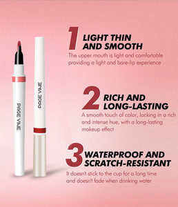 Delineador de Labios 2 en 1 de <span class=keywords><strong>Alta</strong></span> Calidad, Lápiz Labial de Larga Duración, Mate, Altamente Pigmentado, Maquillaje de Labios Nude, Cosméticos, Delineador de Labios Suave - Product Image 6