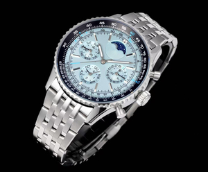 Reloj Mecánico Automático con Fase Lunar para Hombre, Reloj de Negocios Mecánico Complejo Multifuncional - Product Image 2