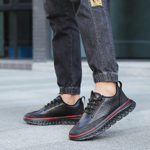 Chaussures habillées en cuir pour hommes 2026, grande taille, confortables, antidérapantes, semelle souple en EVA, légères - Product Image 2