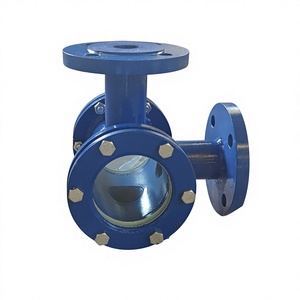 जाली वेल्डेड फ्लैंज दृष्टि ग्लास एनीसी मानक उच्च दबाव प्रतिरोधी प्लास्टिक-लेपित सतह पेट्रोकेमिकल उद्योग अनुप्रयोग - Product Image 1