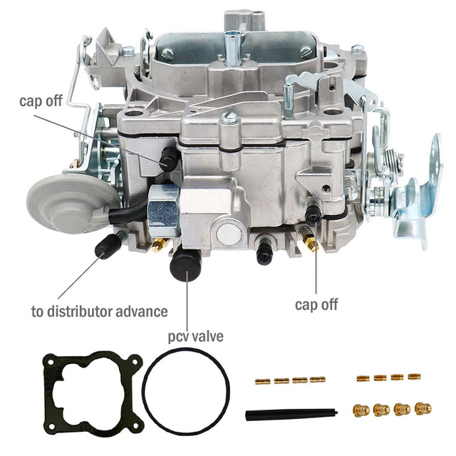 New Chevy 327/350/427/454 V8 750CFM 4 Barrel Rochester Quadrajet Carburetor 1966-1973 Chevrolet GMC 17054709 4MV Engine Beetle