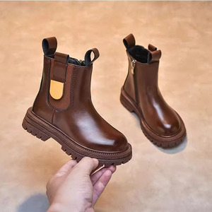 <span class=keywords><strong>Zapatos</strong></span> para Niña, Botas Cortas Estilo Inglés Otoño 2025, Estilo Extranjero, Botas de Princesa para Niña Pequeña - Product Image 2