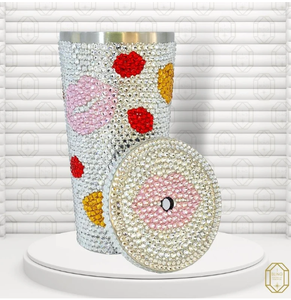 Bicchieri con strass in acciaio inossidabile da 17 once - Product Image 1