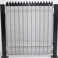 Clôture de sécurité murale 358 anti-escalade en treillis soudé 76,2x12,7mm de qualité prisonnière - Prix direct usine - Vente en gros