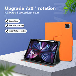 Funda Transparente JUNCHI 2026 para <span class=keywords><strong>iPad</strong></span> de 10.2 y 11 Pulgadas, Parte Trasera de PC Cristalino, Cubierta Magnética de Cuero PU con Soporte para Lápiz - Product Image 2