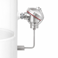 Sonde de température RTD PT100 à montage en surface avec support en forme de L, en acier inoxydable, IP65, résolution 0,15°C, YD WZP-231