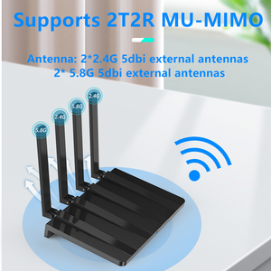 Caja de plástico negra IPQ6000 AX1800 Gigabit <span class=keywords><strong>Modem</strong></span> <span class=keywords><strong>Wifi</strong></span> 6 <span class=keywords><strong>Router</strong></span> del fabricante de los productos en venta al por mayor - Product Image 4
