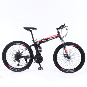 24 26 27,5 29 pulgadas de fibra de carbono chico bicicleta plegable mujer bicicleta 24 26 27,5 29 pulgadas doblado plegable bicicleta de suspensión completa - Product Image 4