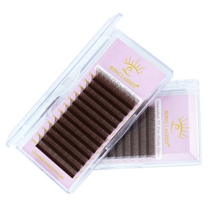 Jm — Extensions de cils, faux cils 2D préfabriqués, prêt à poser, nouvelle collection - Product Image 2