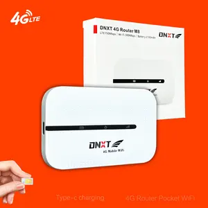 Routeur personnalisable dnxt m8 4g mifis 4g avec carte sim E5783-836 2100mAh poche wi-fi utilisation bureau d'affaires