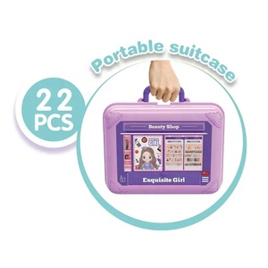 Kit d'habillage <span class=keywords><strong>de</strong></span> <span class=keywords><strong>maison</strong></span> <span class=keywords><strong>de</strong></span> jeu 3 en 1 pour enfant, camion dinosaure à friction, jouet pour boutique <span class=keywords><strong>de</strong></span> beauté, ensemble <span class=keywords><strong>de</strong></span> maquillage pour fille - Product Image 4