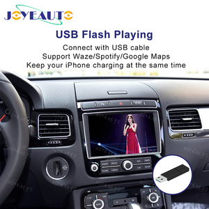JoyeAuto 8 \ "Wireless <span class=keywords><strong>CarPlay</strong></span> Android Auto Box para VW <span class=keywords><strong>Touareg</strong></span> 2010-2017 Llamadas manos libres GPS Conexión USB 4K Mirror Link - Product Image 5