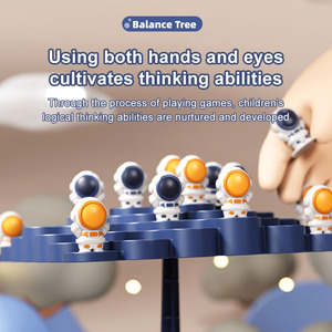 Kunden spezifischer Frosch Balance Tree Kinder Puzzle Brettspiel Space Balance Tree Stacking Spielen Sie Double Interactive Educational Toys - Product Image 3